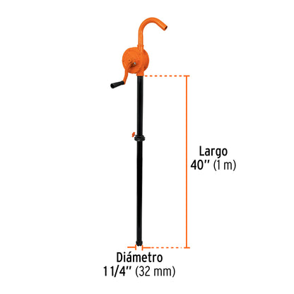 Oil Extractor Pump With Hand Crank TRUPER