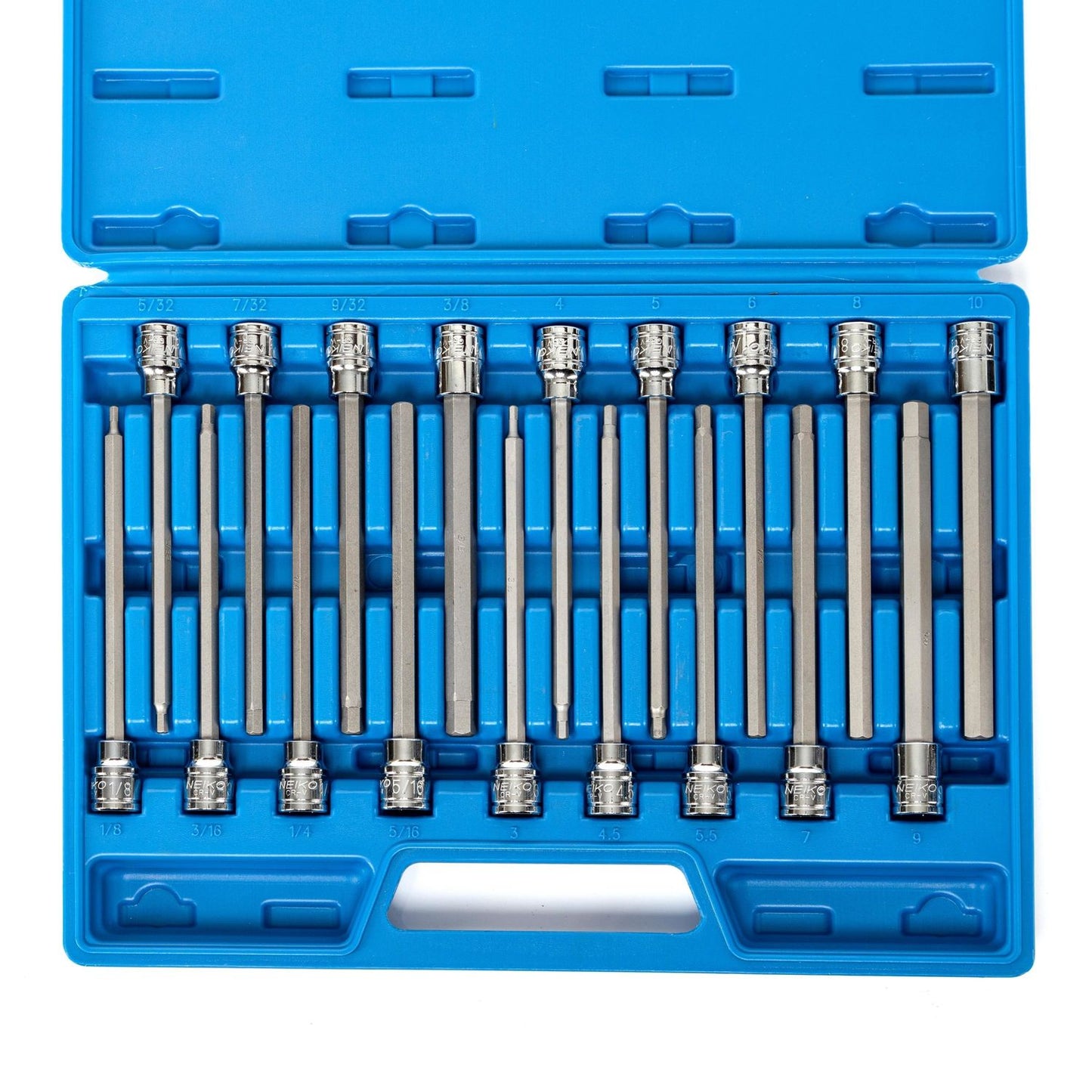 Extra Long Allen Hex Bit Socket Set