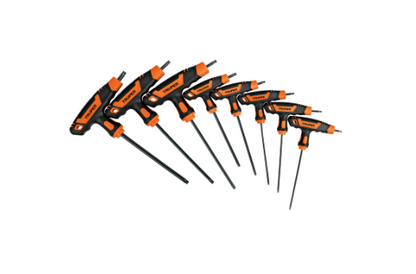 Set of 8 extra-long Torx keys with T-handle, TRUPER