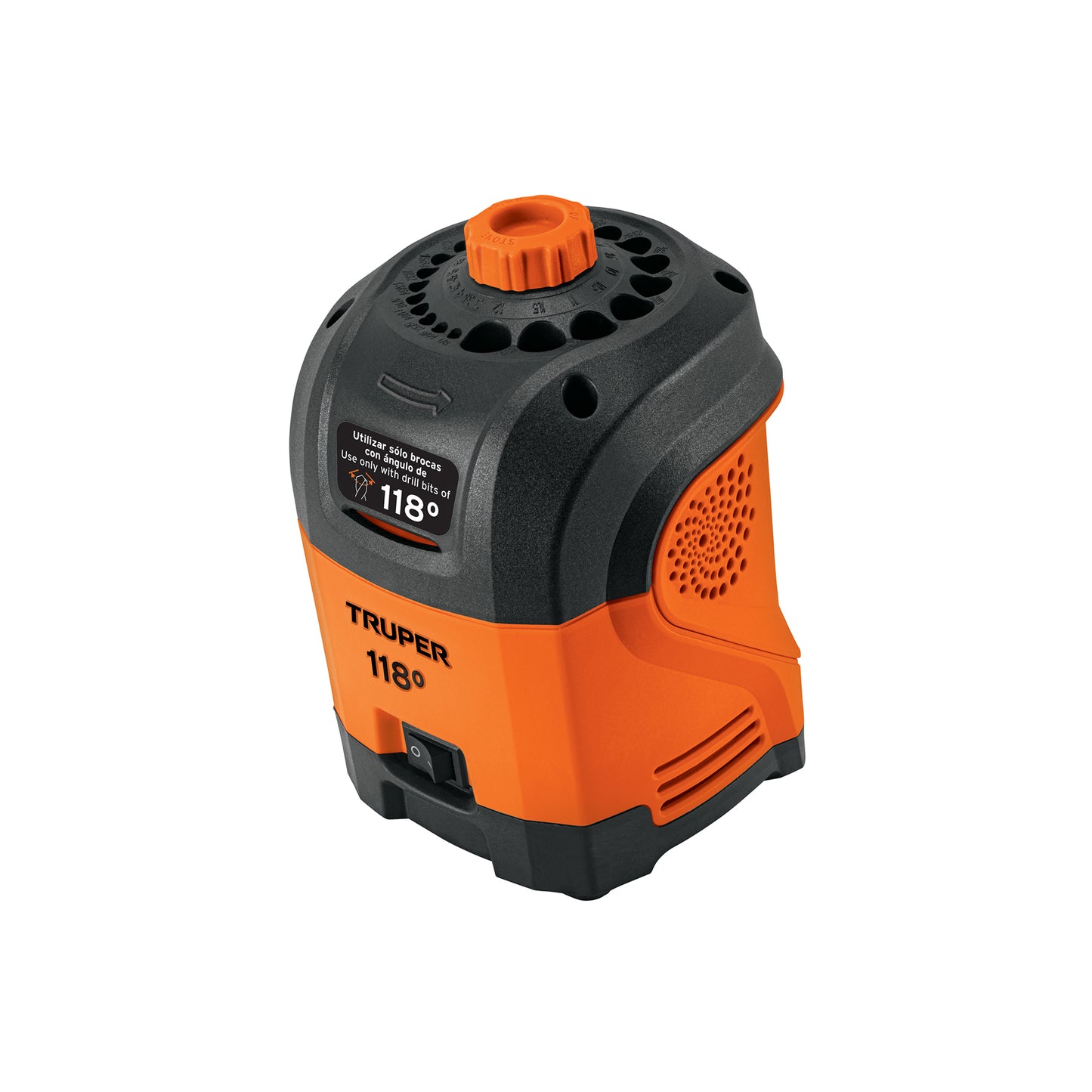 Electric Drill Bit Sharpener for 118° Pointed Bits, TRUPER