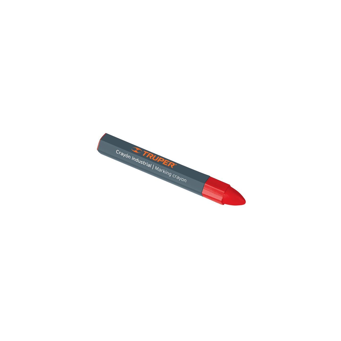 Blister Pack With 2 Red Industrial Crayons, 12 cm, TRUPER