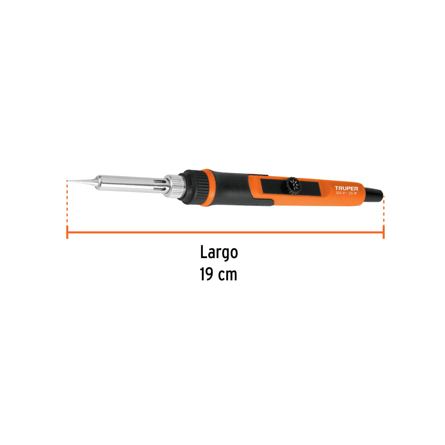 Professional Electronic Soldering Iron, 25W, Adjustable Temperature TRUPER