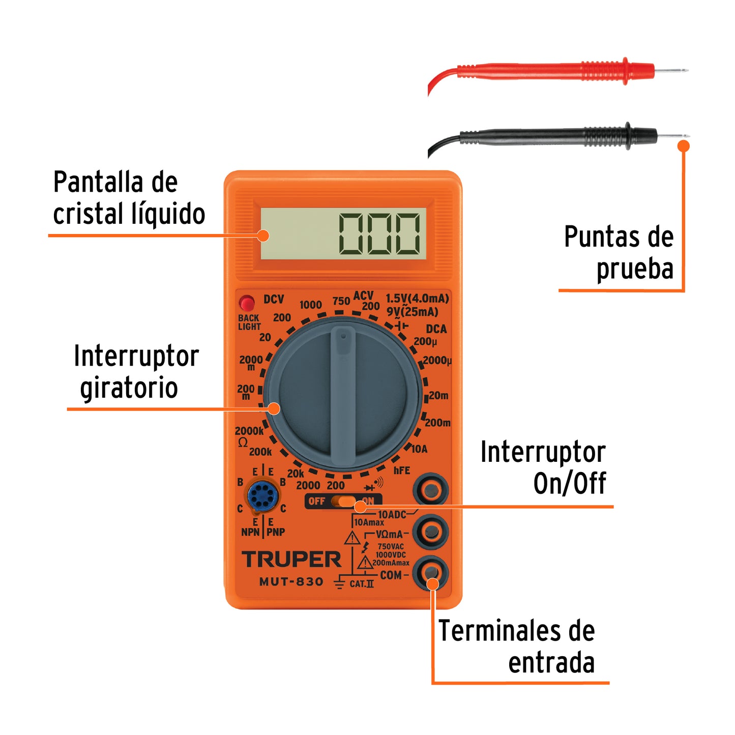 Multimeter Digital, TRUPER