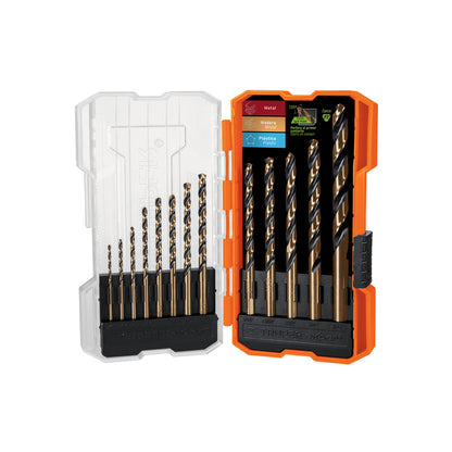 Drill Bit Set for Metal In Case, HSS 13-Pcs. TRUPER EXPERT