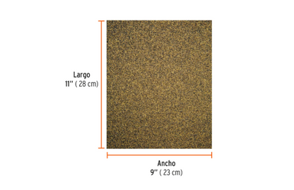 Cabinet Paper Wood Sandpaper, 60 Grit "TRUPER"