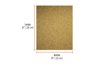 Cabinet Paper Wood Sandpaper, 100 Grit "TRUPER"