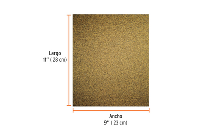 Cabinet Paper Wood Sandpaper, 150 Grit "TRUPER"