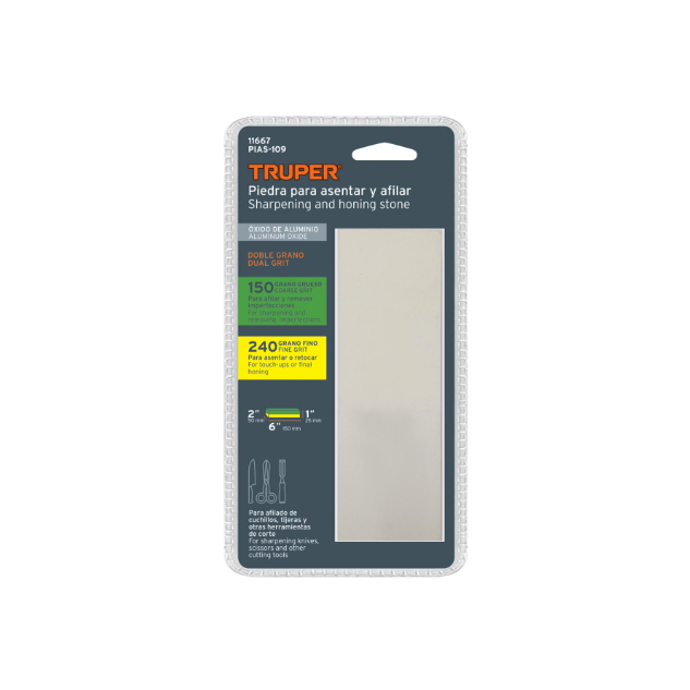 150mm Grinding Stone, Double Grit 150 and 240, TRUPER