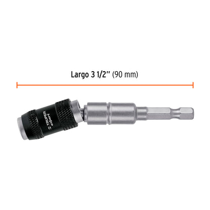 Articulated Magnetic Extension for Bits, 3 1/2" TRUPER EXPERT