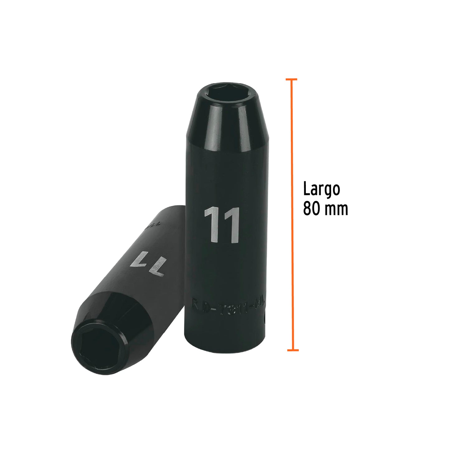Impact Socket 1/2" Drive 6-Point, 11mm TRUPER