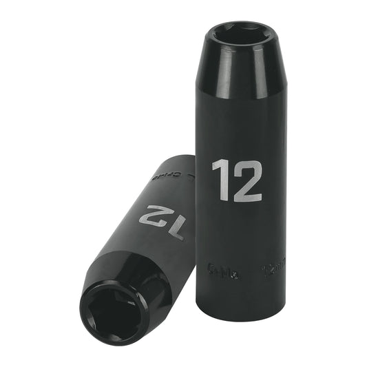 Impact Socket 1/2" Drive 6-Point, 12mm TRUPER