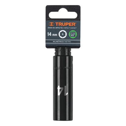 Impact Socket 1/2" Drive 6-Point, 14mm TRUPER