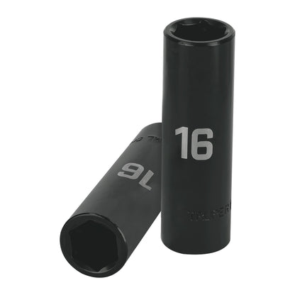 Impact Socket 1/2" Drive 6-Point, 16mm TRUPER
