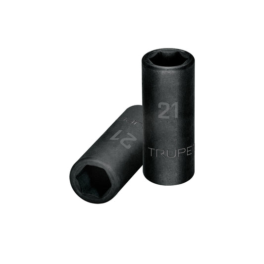 Impact Socket 1/2" Drive 6-Point, 21mm TRUPER