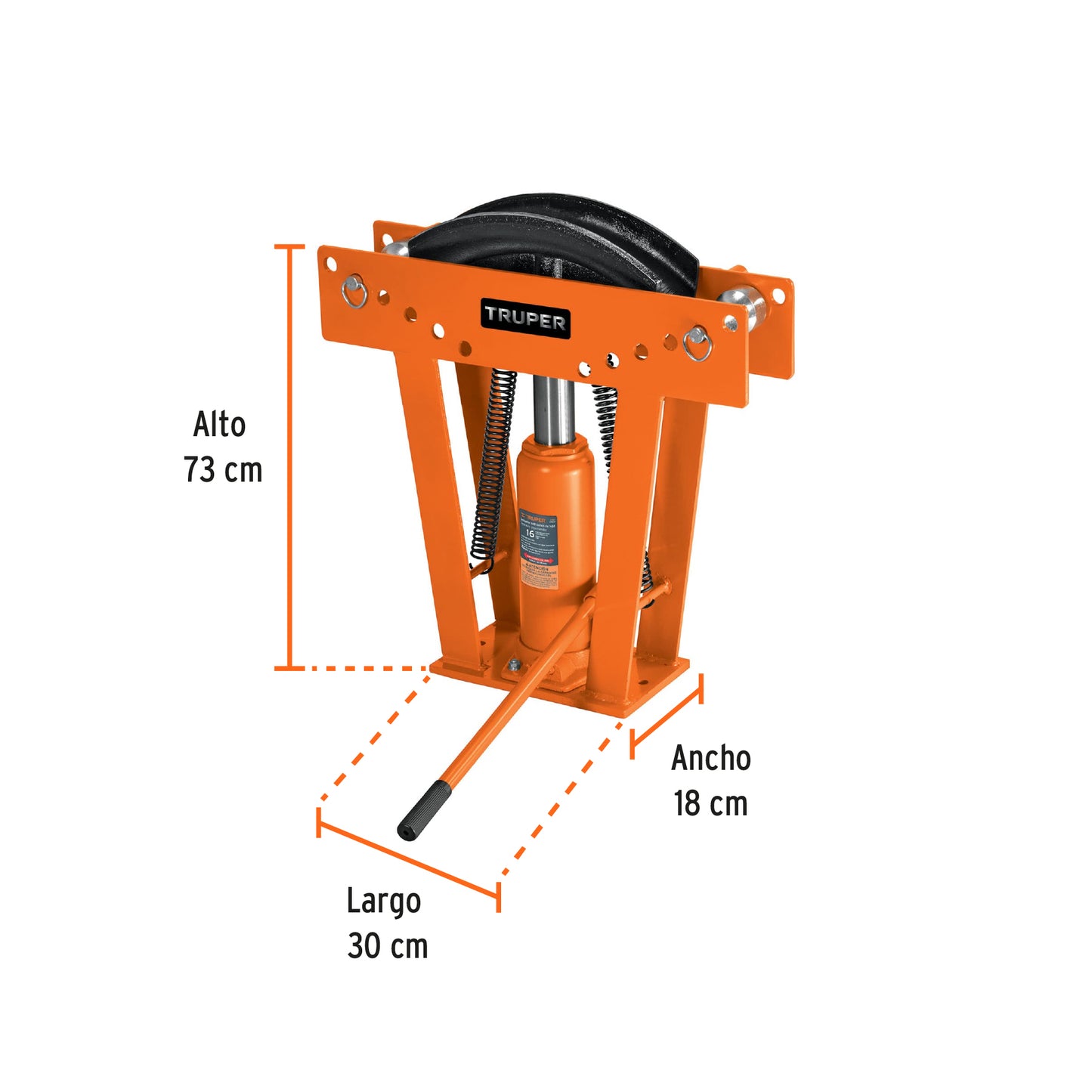 Hydraulic Pipe Bender, 16 Ton, TRUPER
