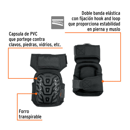 Gel and EVA Knee Pads With Non-Slip Strap, TRUPER