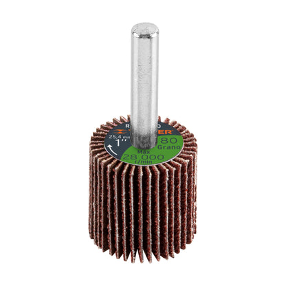 1" Flap Wheel, 80 Grit, TRUPER