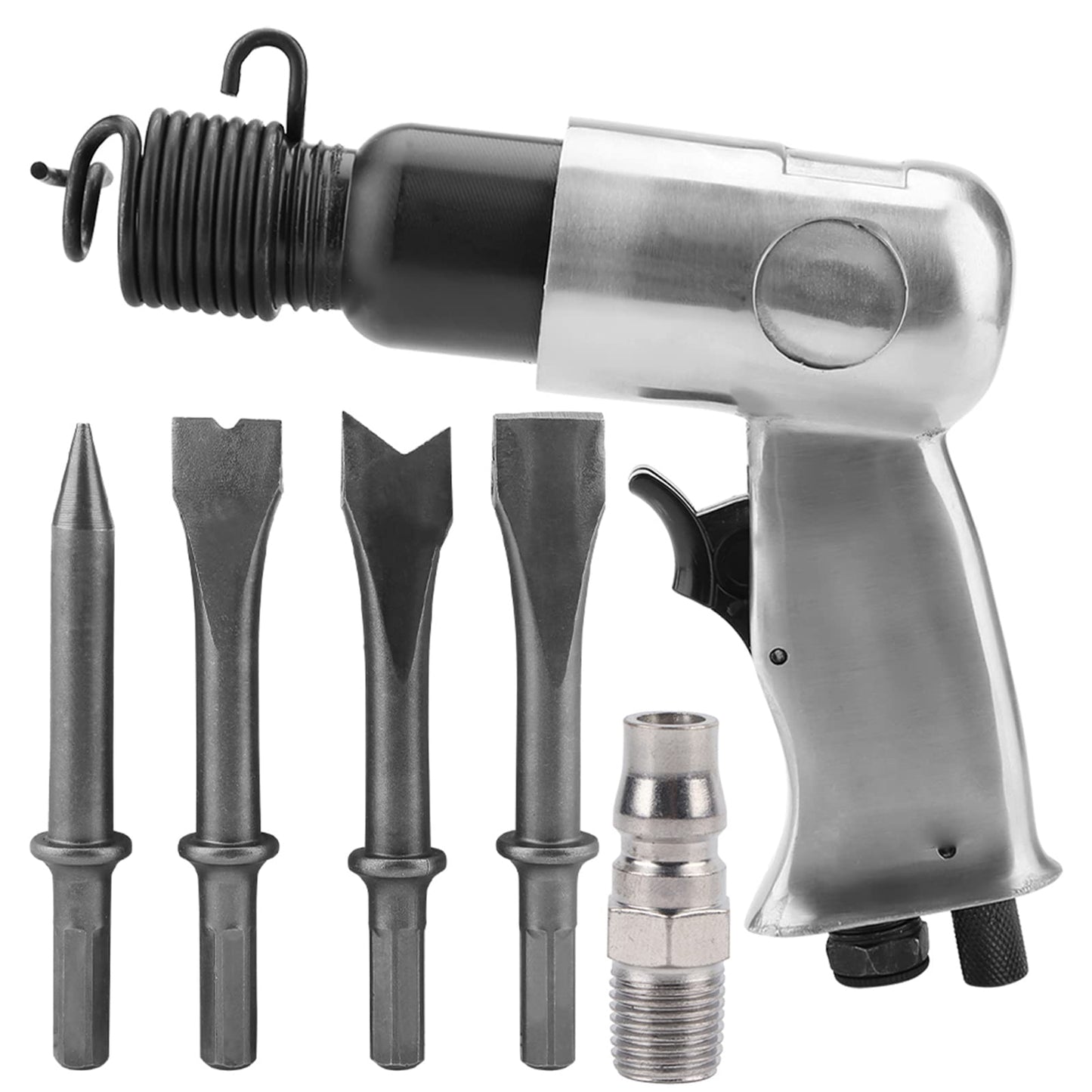 Air Chisel, Pneumatic Air Hammer, 7 Pc.
