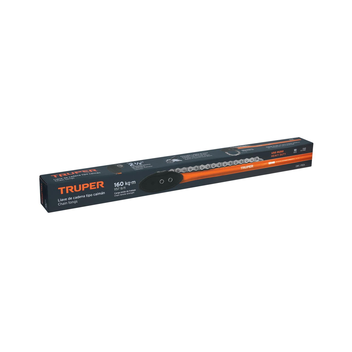 Heavy-Duty Alligator Chain Wrench, 28" Handle, TRUPER
