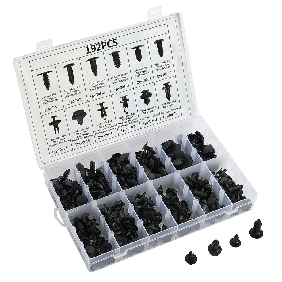 Clips Auto Fasteners Push Trim Clips Pin Rivet Bumper Car Retainer
