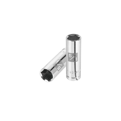 Long Spark Plug Socket, 5/8" 6 Points, 1/2" Drive