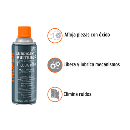 Multipurpose Aerosol Lubricant, 400ml (14oz), TRUPER