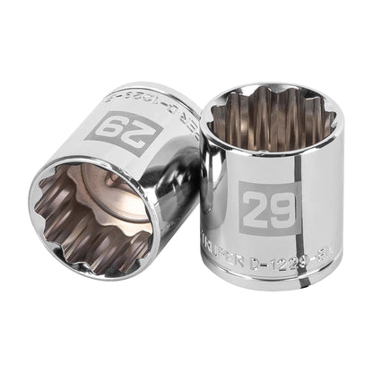 Socket, 12 Points, 1/2" Drive, 29mm TRUPER
