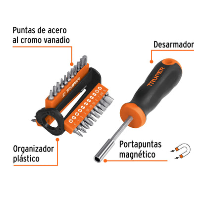 Multi-Bit Screwdriver With 33 Bits TRUPER