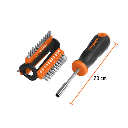 Multi-Bit Screwdriver With 33 Bits TRUPER