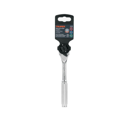 Ratchet Triple Square 1/4", 3/8" and 1/2" DR. TRUPER