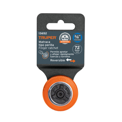Ratchet 3/8" Dr. Knob Type, TRUPER