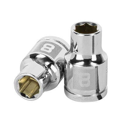 Socket, 6 Points, 3/8" Drive, 8mm TRUPER