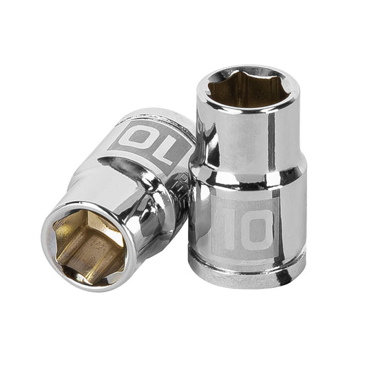 Socket, 6 Points, 3/8" Drive, 10mm TRUPER