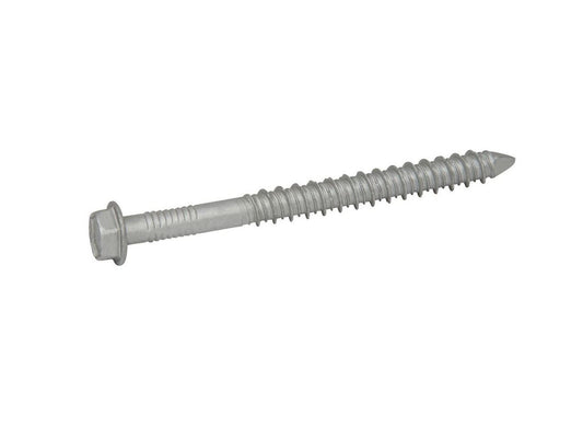 Concrete Screw HEX White 1/4 X 2-1/4