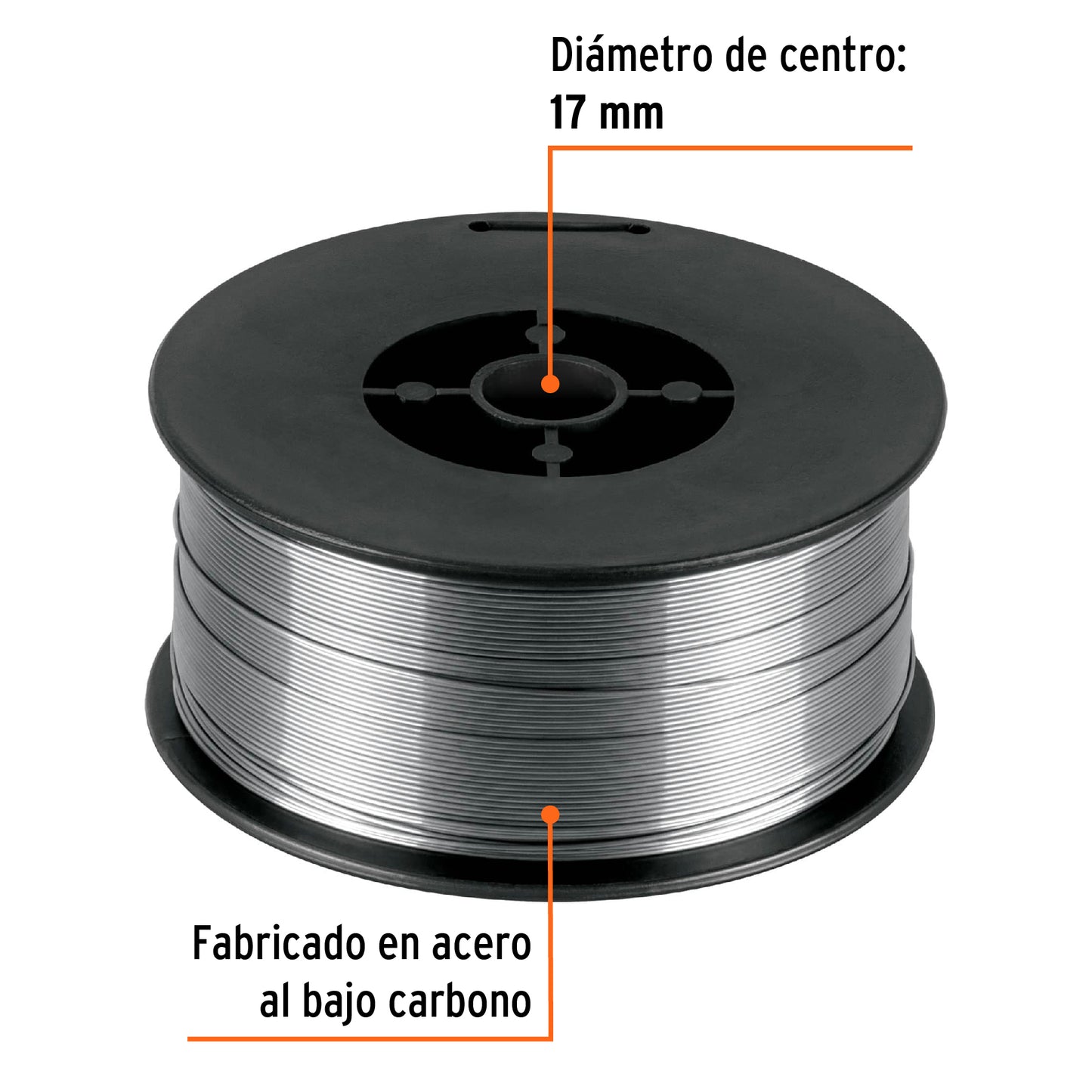 Box Of Flux-Cored Micro-Wire, .030", 1 kg TRUPER