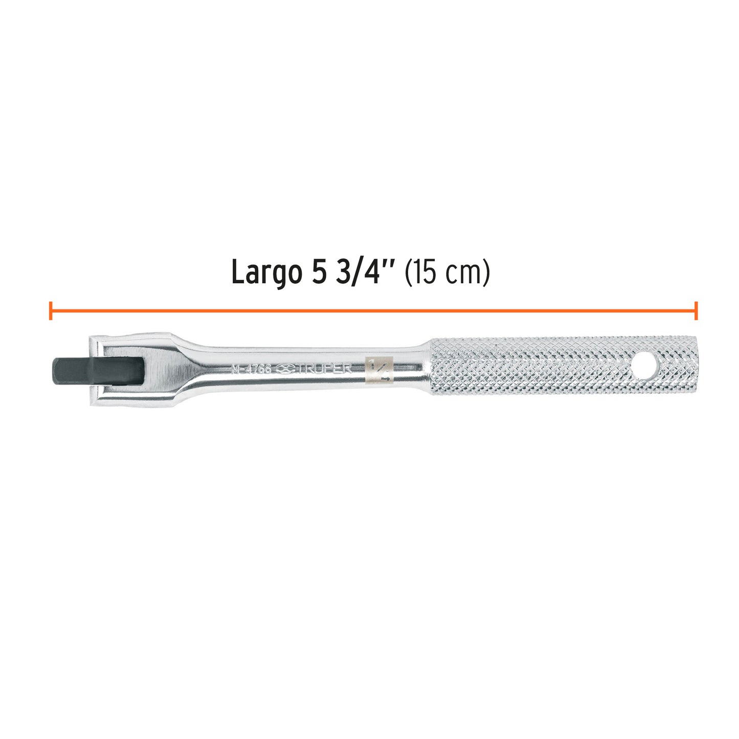 Articulated Handle for 1/4" Drive Sockets 5-3/4" x 13 mm TRUPER