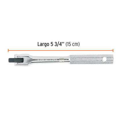Articulated Handle for 1/4" Drive Sockets 5-3/4" x 13 mm TRUPER