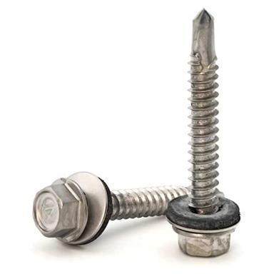 Self Drilling Screw W/Gasket 10 x 1-1/2
