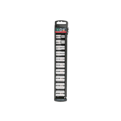 Set of 10 Standard 1/2" Dr. Sockets, TRUPER