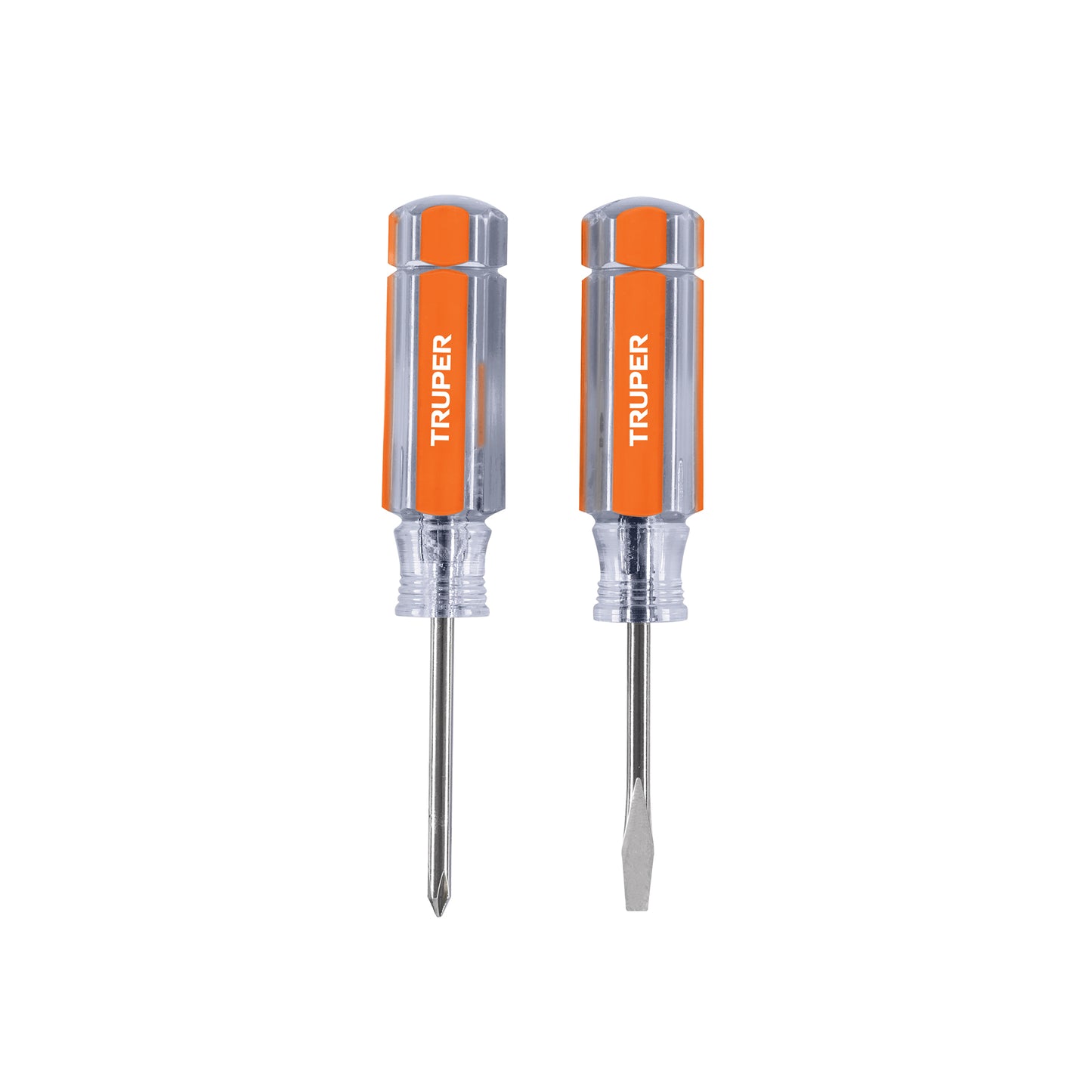 Duo of Mini Screwdrivers With Acetate Handles, TRUPER