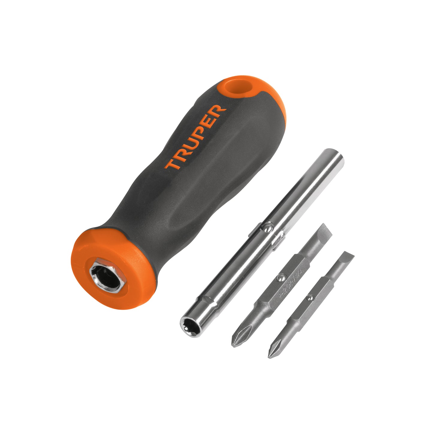 Screwdriver With 2 Double-Ended Tips And Bar With 2 Hexagonal Sockets TRUPER