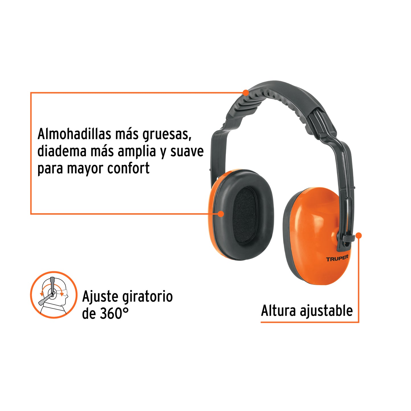 Safety Ears Muffs TRUPER