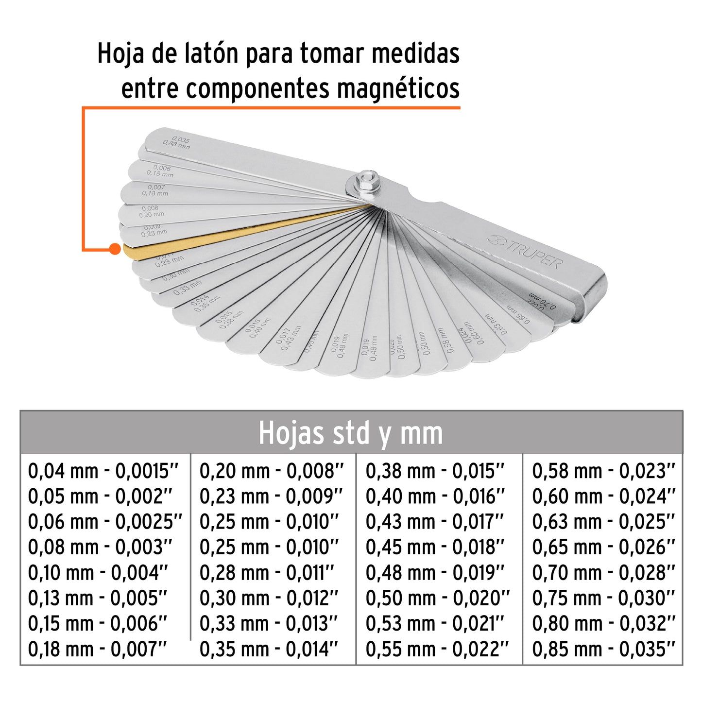 Standard/MM Caliper, 32-Blade TRUPER