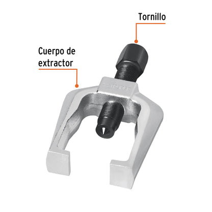 Pitman Extractor, 54 mm Reach, Light Duty, TRUPER