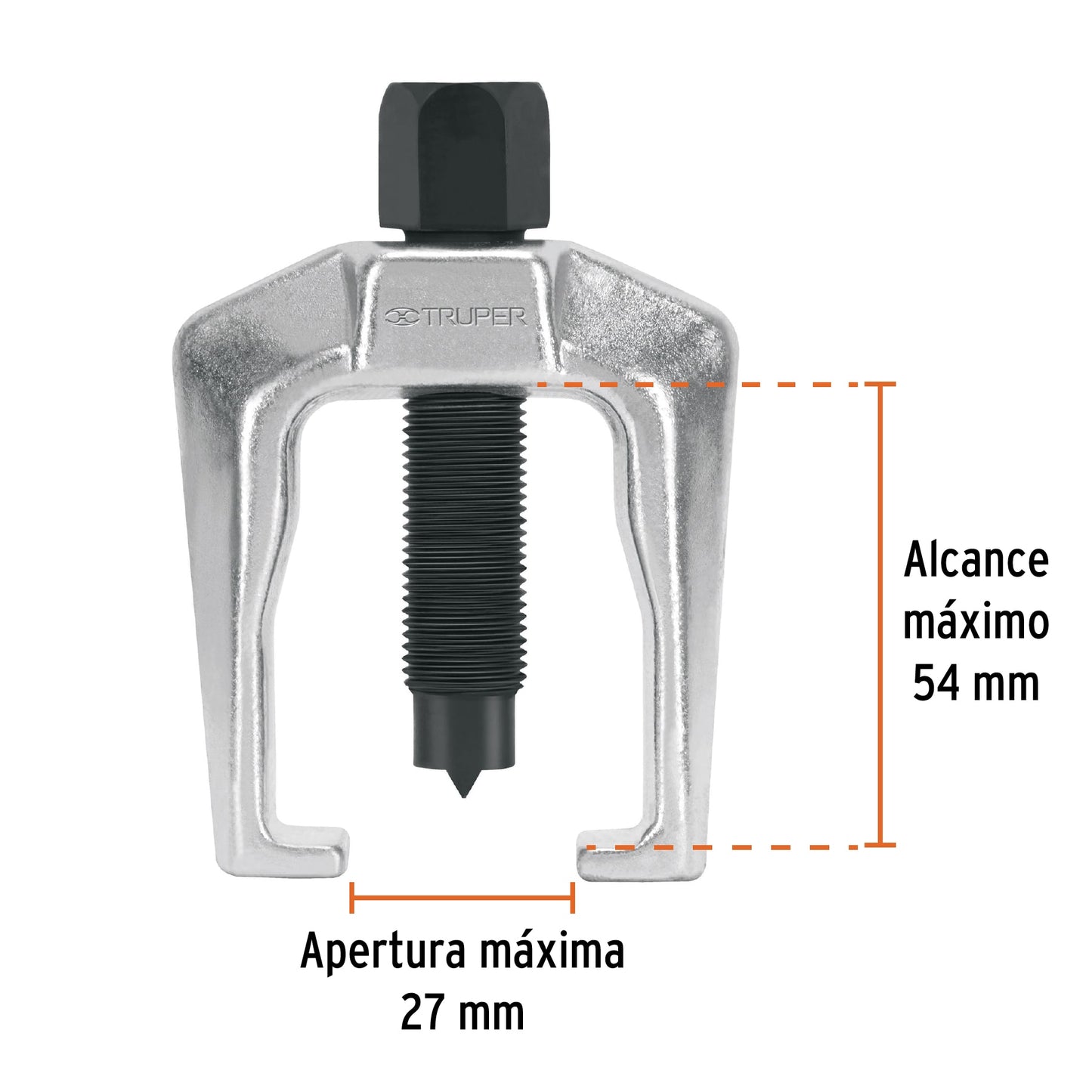 Pitman Extractor, 54 mm Reach, Light Duty, TRUPER