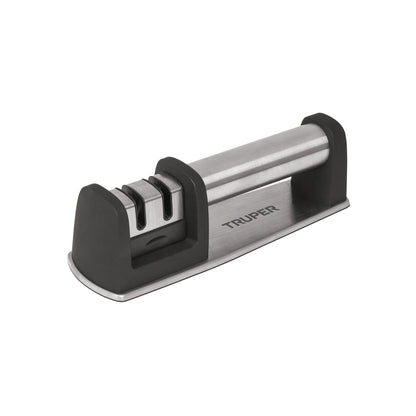 Knife Sharpener, Stainless Steel Body, TRUPER
