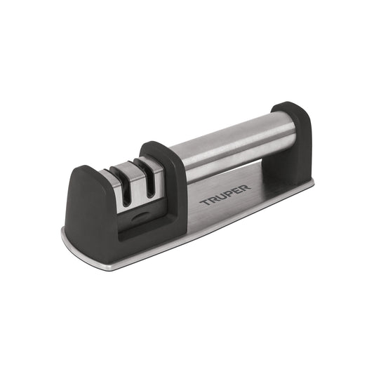 Knife Sharpener, Stainless Steel Body, TRUPER