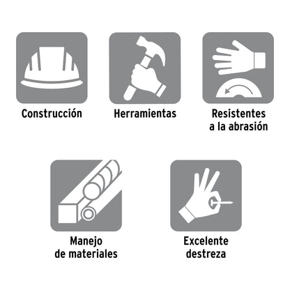 Leather Gloves, General Purpose, CH, TRUPER