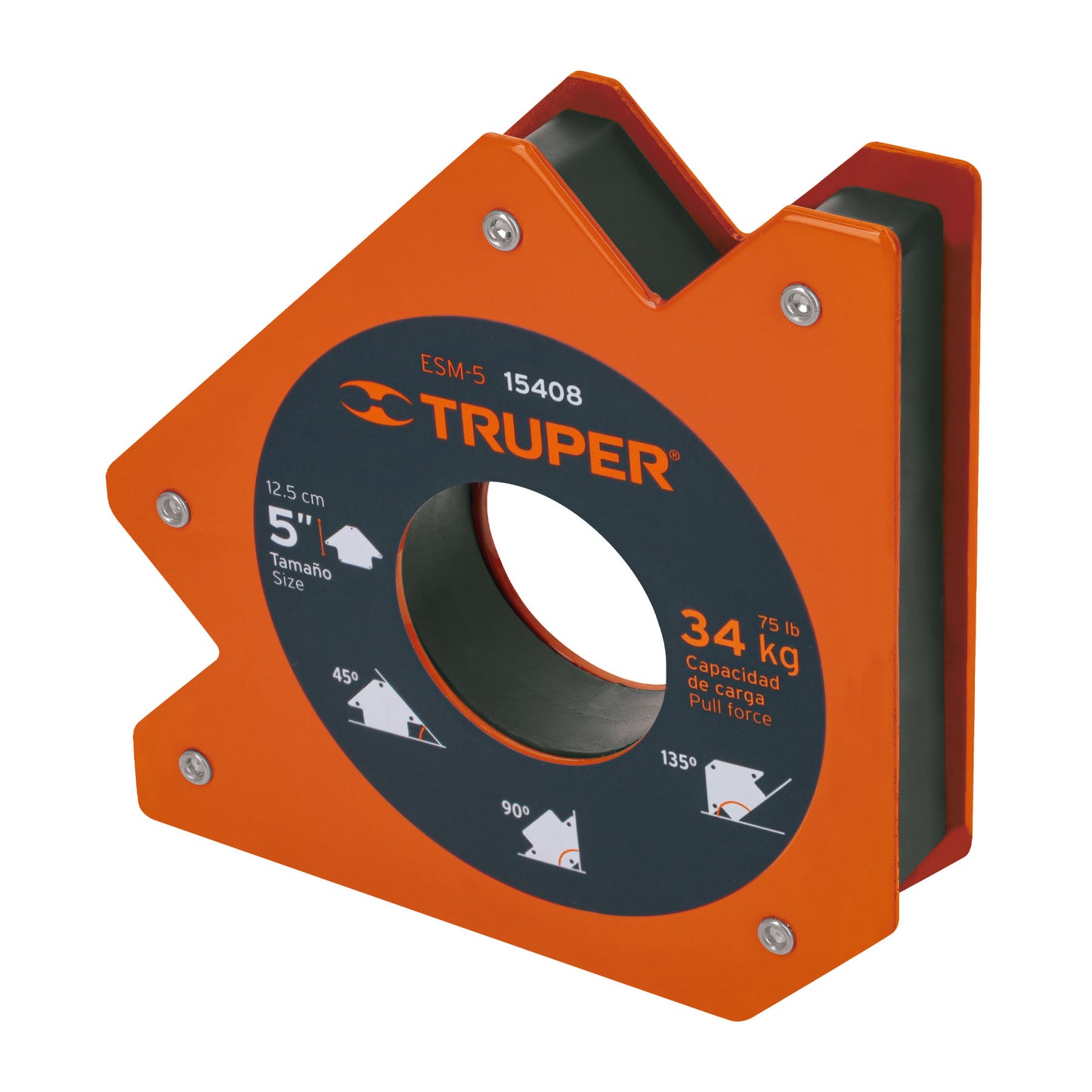 Magnetic Welding Square 5", 75 Lb TRUPER