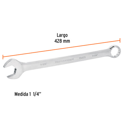 Extra-long combination wrench 1-1/4" x 428 mm long "TRUPER"